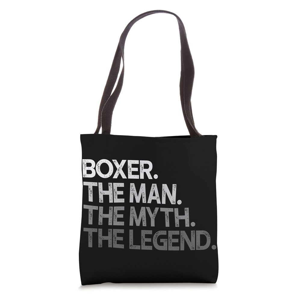 Boxer Boxing Man The Myth Legend Gift Tote Bag V ;)